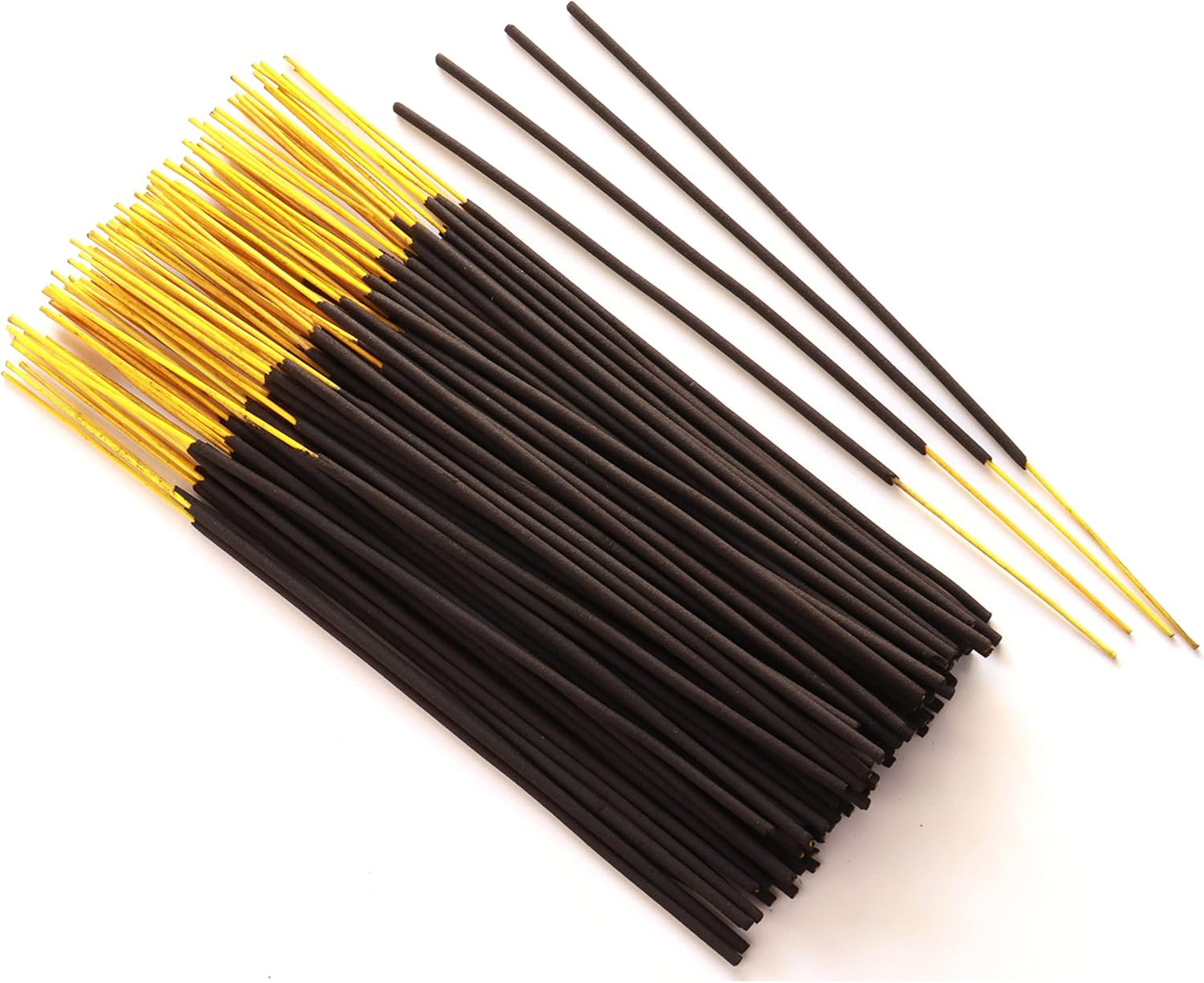 Incense Sticks - Ylang Ylang, Jasmine and Amber Artisan Blend - Hand-Dipped Premium Quality Natural Incense Sticks - 75 Grams - 50+ Sticks - Uplifting, Stress-Relief, Relaxation