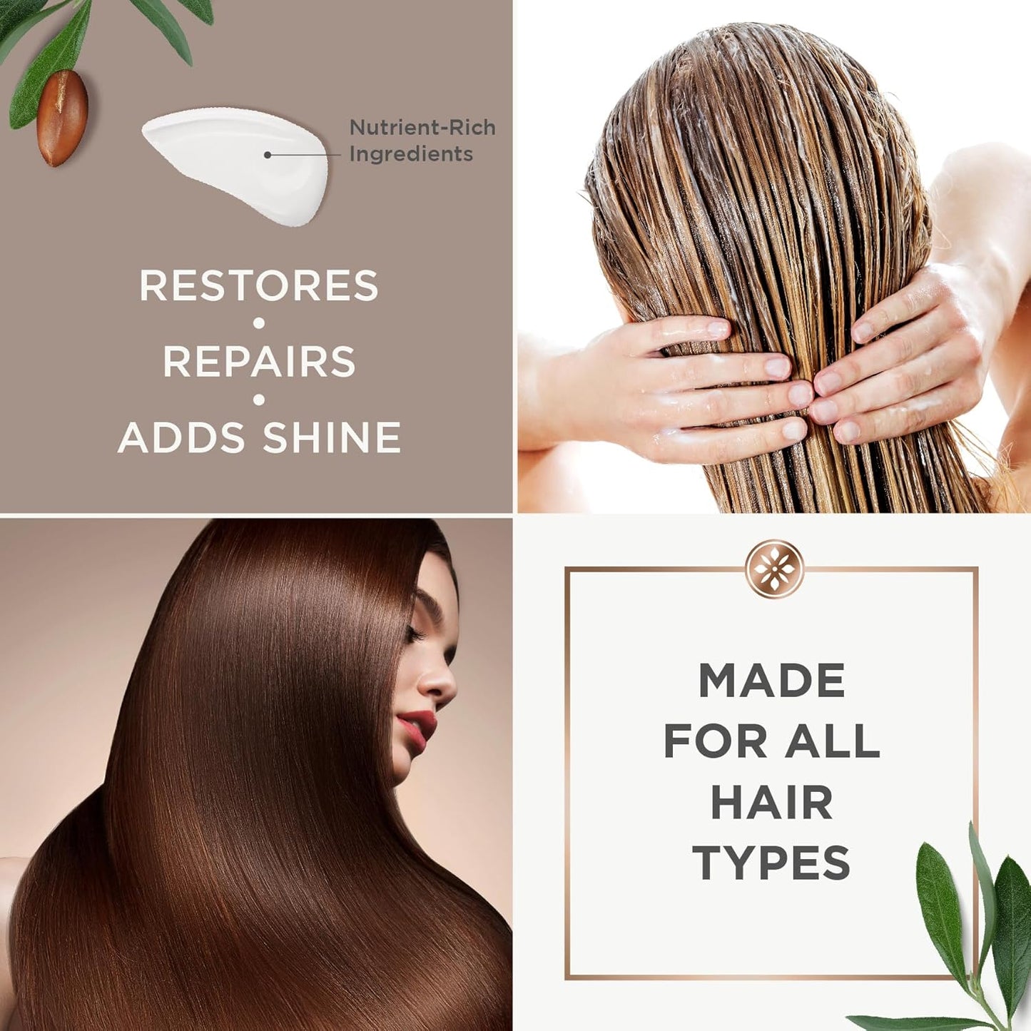Argan Magic Restorative Hair Mask - Protein Rich Conditioning Hair Mask that Hydrates, Restores And Repairs Damaged Hair | Made in USA, Paraben Free, Cruelty Free (12 oz)