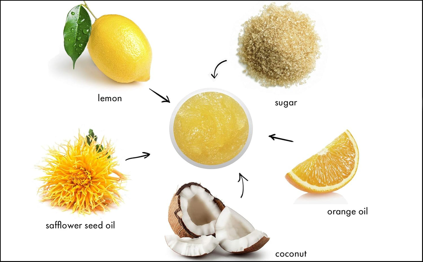 RAYA Lemon Sugar Facial Scrub (157) | Organic and Natural Exfoliating Scrub for Dry Skin | Brightens and Smooths Complexion
