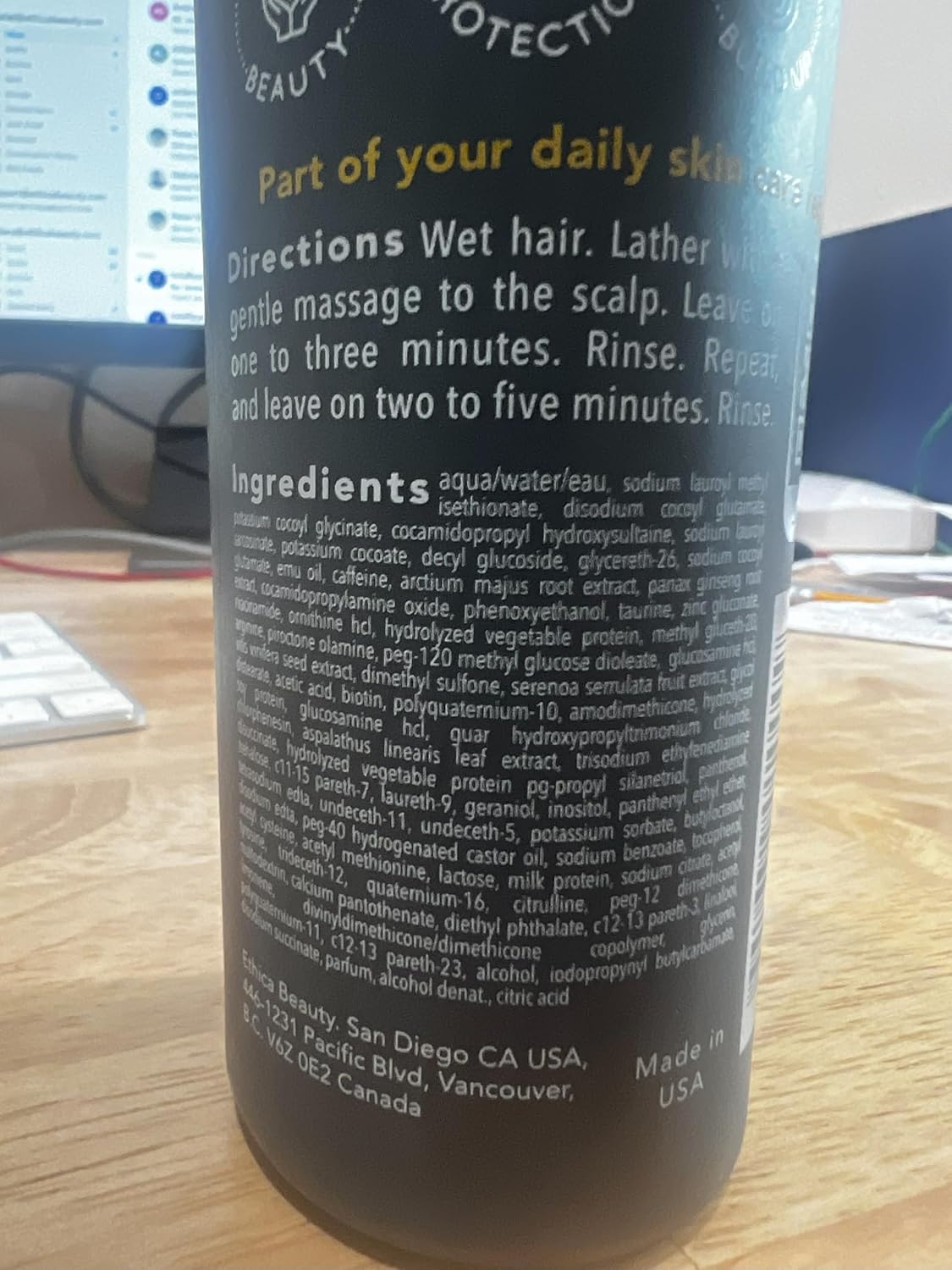 Ageless, Daily Leave In Scalp & Hair Growth Topical Treatment for Women. Promotes Healthy Scalp & Hair Regrowth, 6 oz