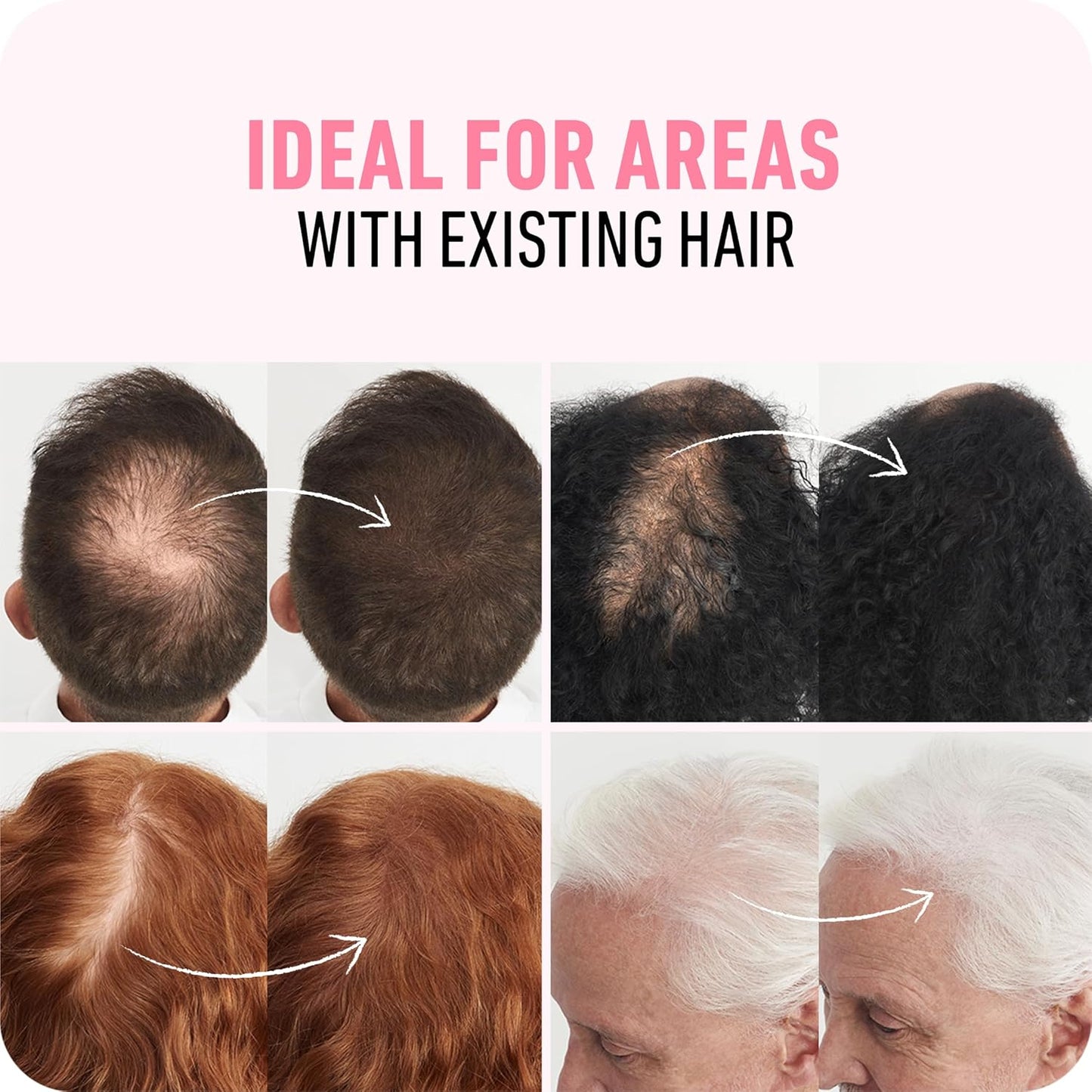 BOLDIFY Hair Fibers (12g) - Fill In Thinning and Fine Hair for an Instantly Fuller, Thicker Look - 14 Shades for Women & Men - Dark Gray