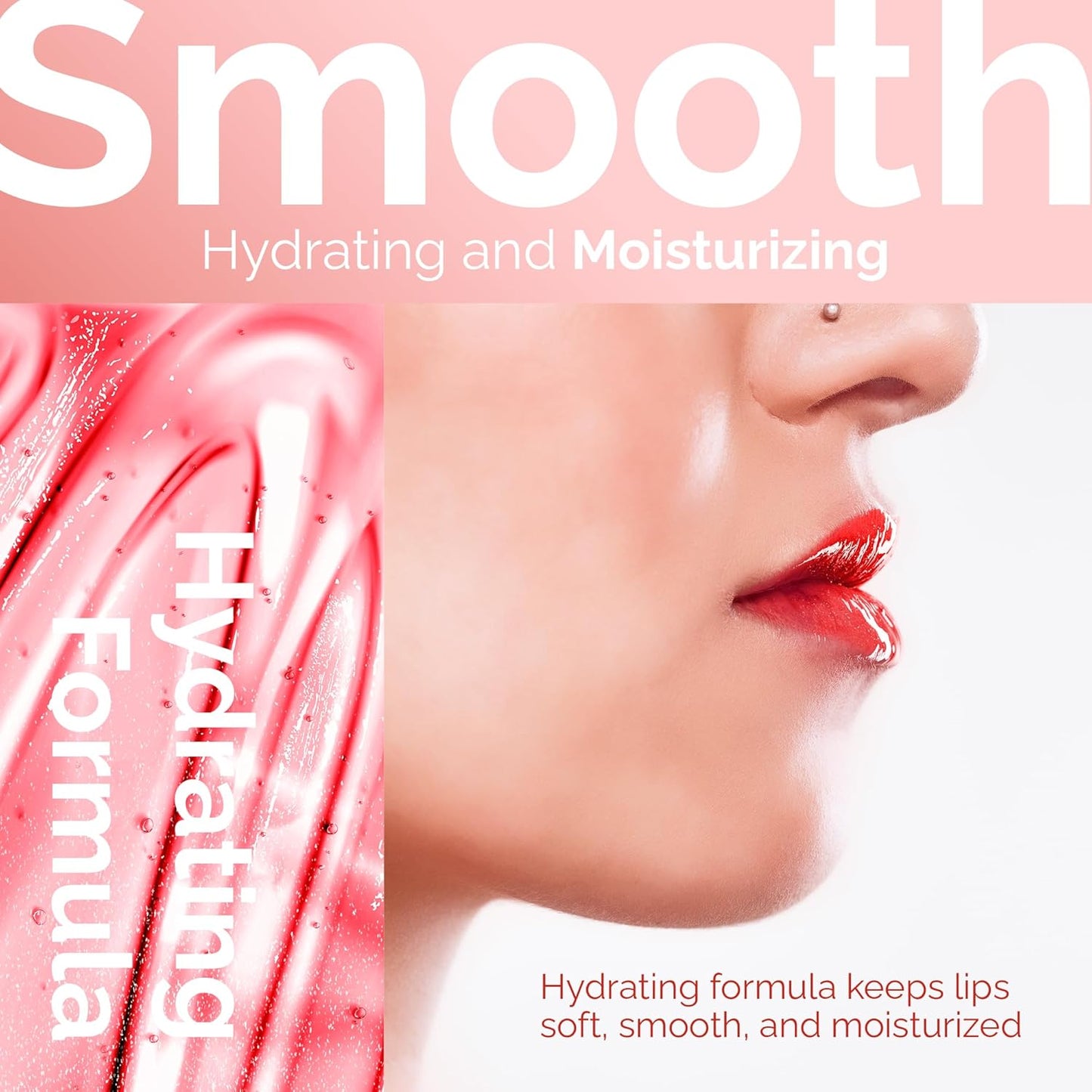 LuxeLip™ Matte Lipstick, Hydrating Non-Sticky Lip Gloss for Luminous Shine & Moisturized Lips, Lightweight, Long-Lasting Glossy Finish, Cruelty-Free Lip Makeup for Women (Petulant Blush, 8ml)