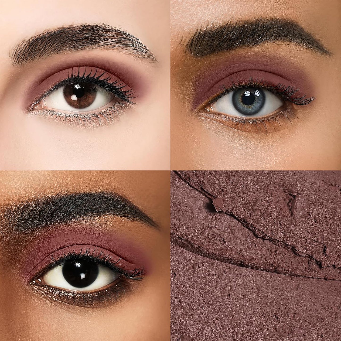 Cream Waterproof Hypoallergenic Eyeshadow Stick, long wear Metallic Glitter Matte Eye Shadow Pencil With Makeup Brush, Eye Brightener, 24 Matte Clay