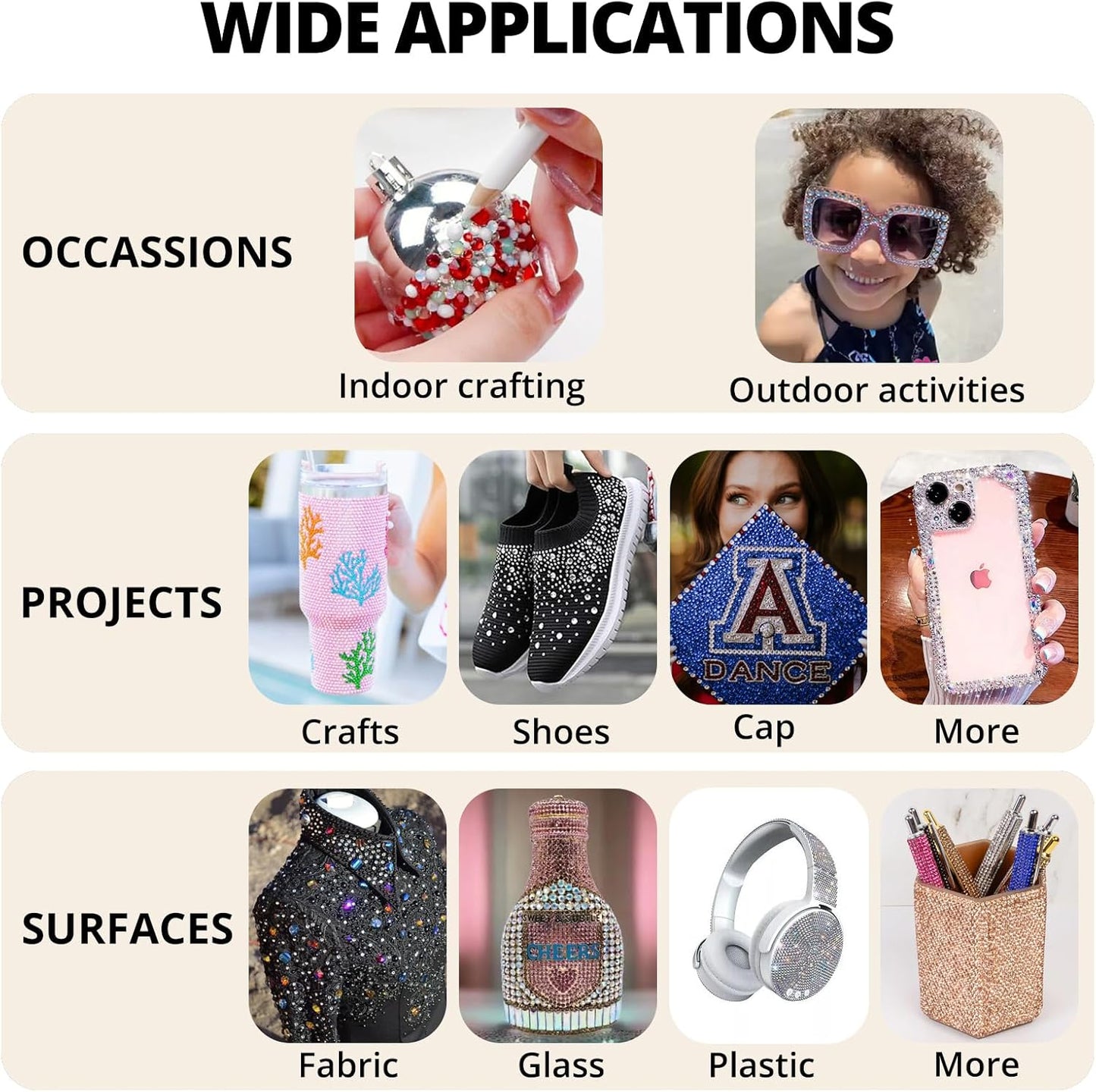 5000Pcs Flatback Pearls for Crafting Bedazzling, White Mix 2/3/4/5/6mm Half Pearl Beads Flat Back for Crafts Clothing Tumbler Shoes Scrapbooking Charms Wedding Gown Glasses Boots with B7000 Glue