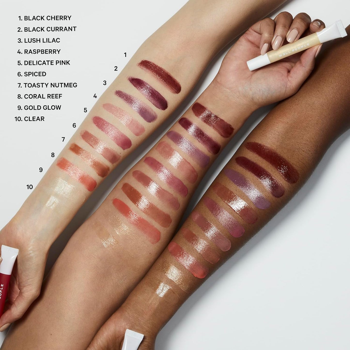 Well People Lip Nurture Hydrating Balm, Lip Balm For Hydration & Vibrant Sheer Color, Soothes & Softens Lips, Vegan & Cruelty-free, Lush Lilac