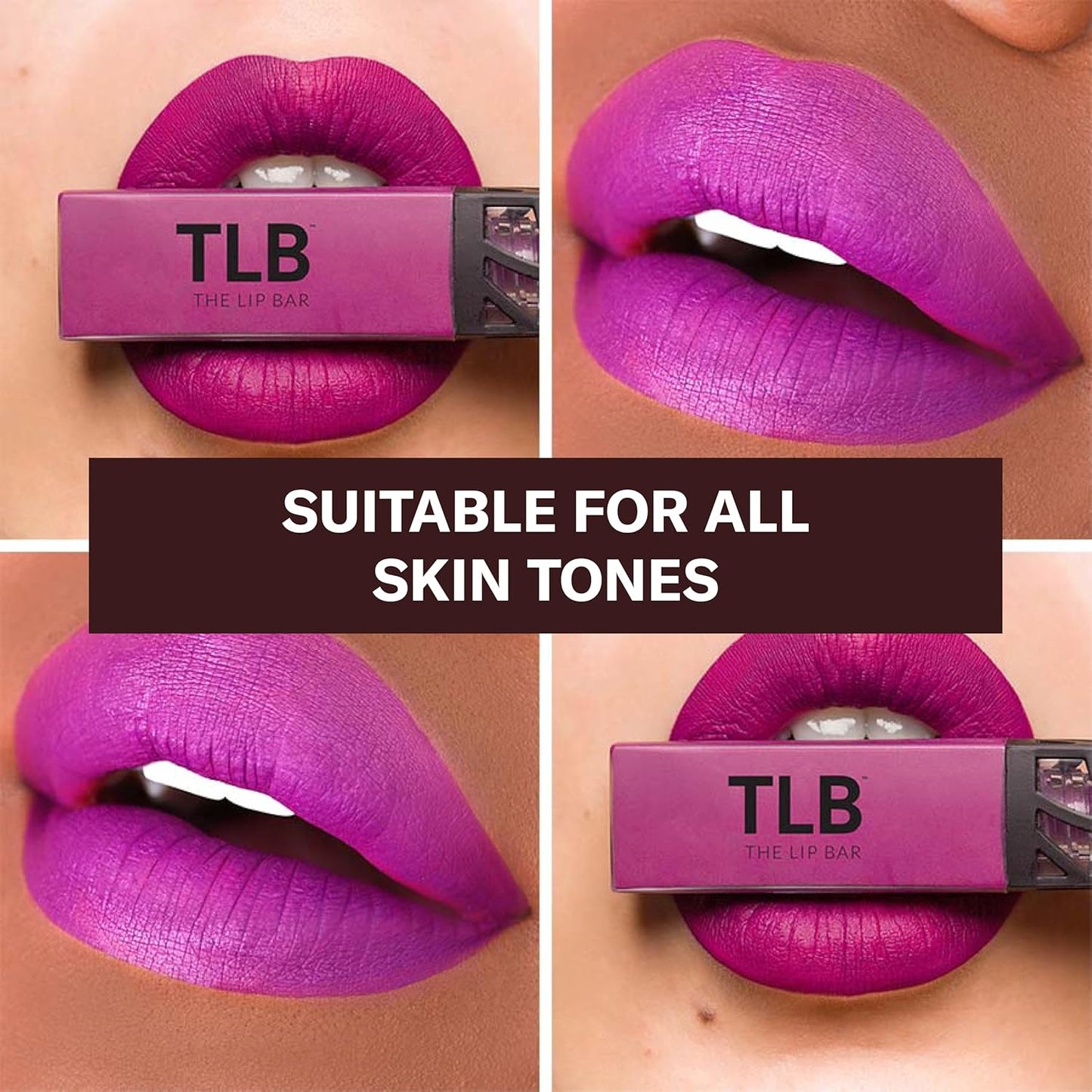 The Lip Bar - Nonstop Liquid Matte Lipstick, Prima Donna (Fuchsia Purple) - High Pigment - One Swipe - Long Lasting - Jojoba Oil & Vitamin E - Vegan & Cruelty Free - Makeup & Cosmetics - .24 fl oz