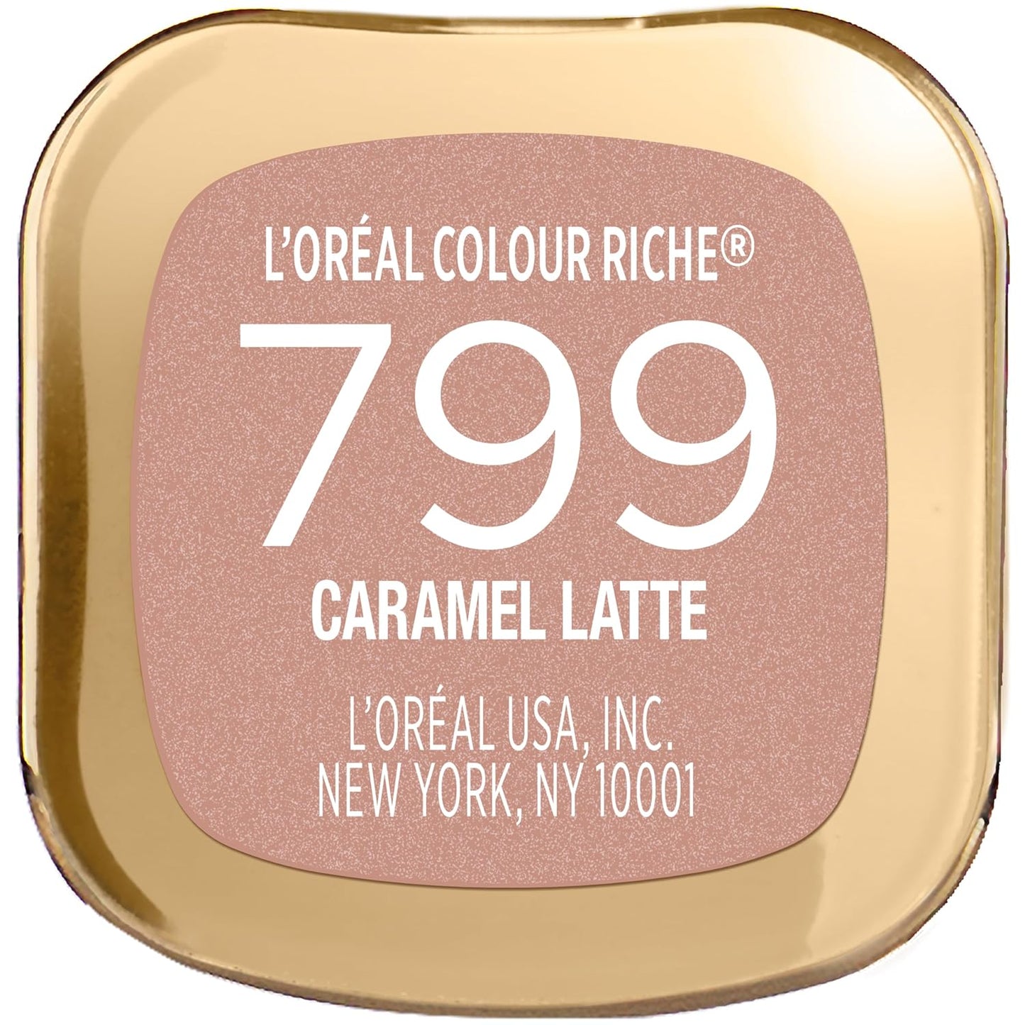 L'Oreal Paris Colour Riche Original Creamy, Hydrating Satin Lipstick with Argan Oil and Vitamin E, Caramel Latte , 1 Count