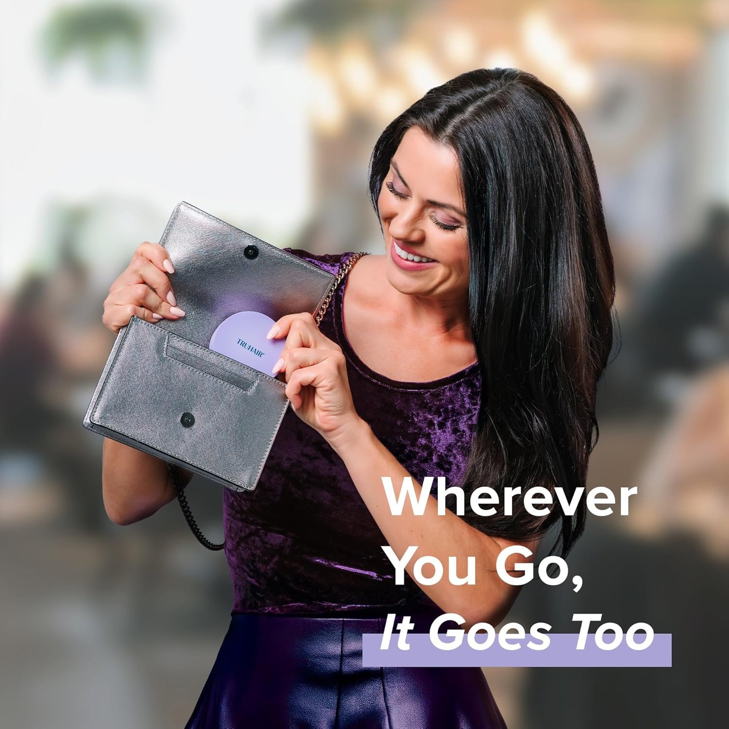 TRUHAIR Root & Scalp Cover Up Pressed Powder Compact Refill, Waterproof, Weightless Hair Coverage & Bald Spot Concealing, Root Touch Up Hair Color for Gray Coverage & Thinning Areas, 0.35 Oz (White)