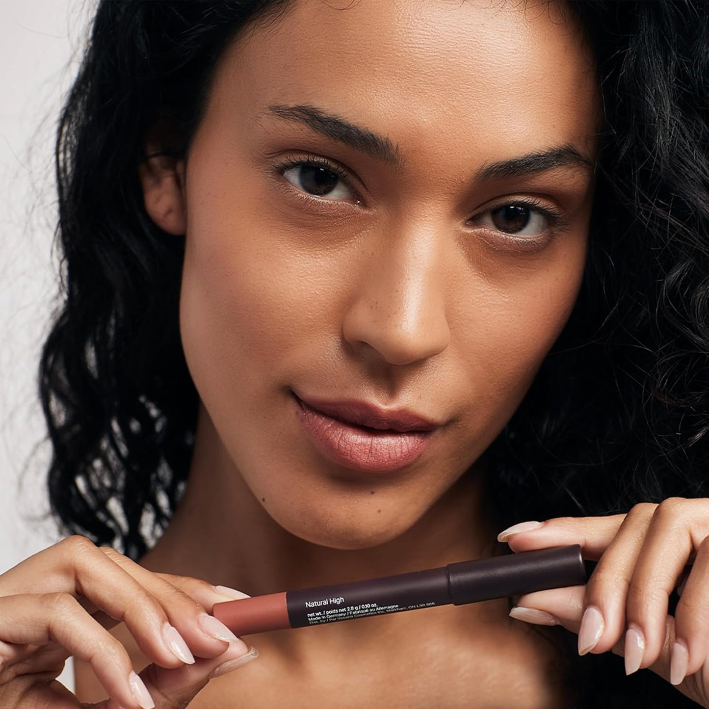 VASANTI Cosmetics Matte Crush Lipstick Pencil (Natural High - Nude Beige) - Long lasting, Water resisitant & Smudge proof - High Pigmented, Soft Matte Lip Liner Makeup