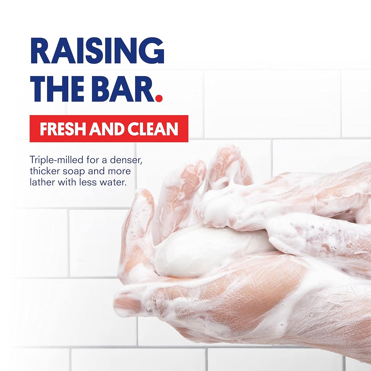 Huron Bar Soap - Citrus + Eucalyptus, 3 Pack - Triple-Milled for Long-Lasting Use - Moisturizing with Shea Butter & Coconut Oil - Crisp Scent of Citrus, Eucalyptus, Mint & Greens