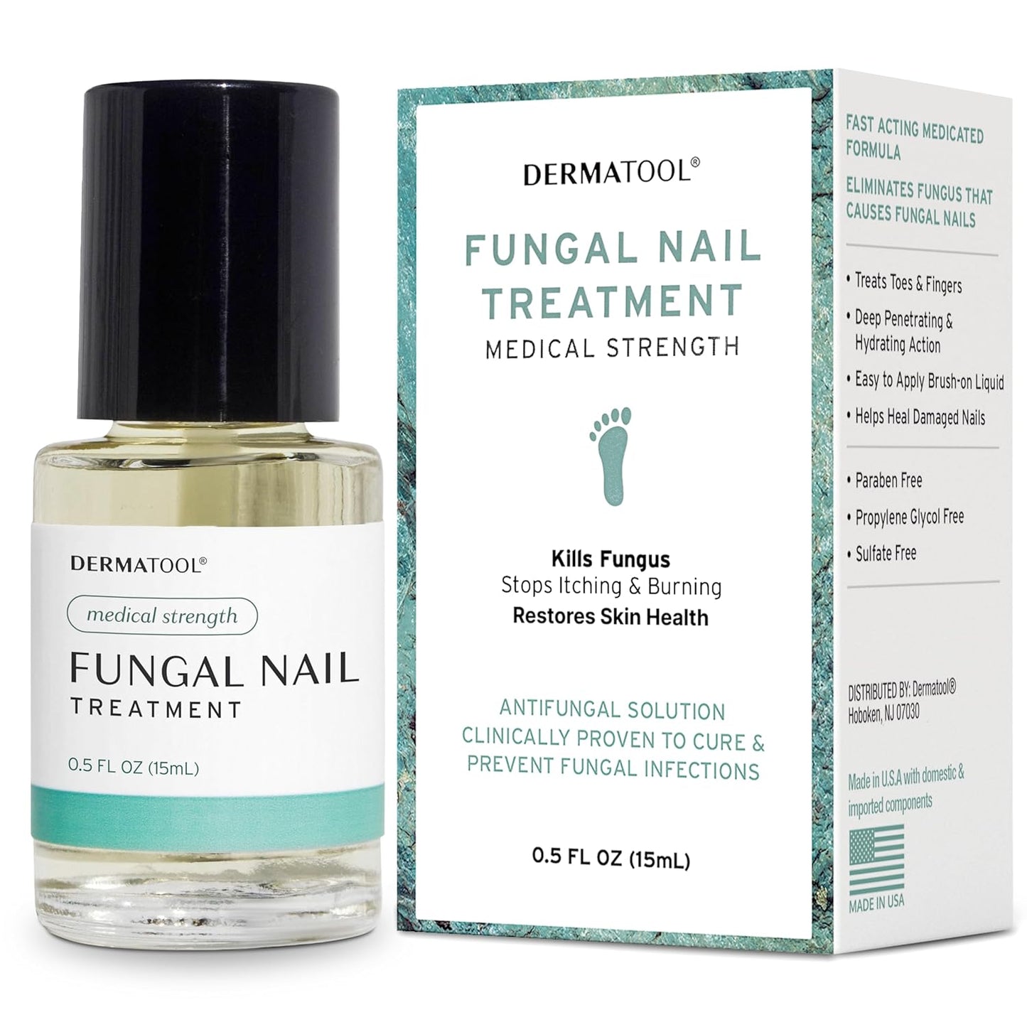 Toenail Fungus Treatment Extra Strength Antifungal Solution and Nail Fungus Treatment for Toenail - Repairs Fungal Damaged, Yellow, Thick, Discolored Nails - Fingernails and Toe Nail Fungus Treatments