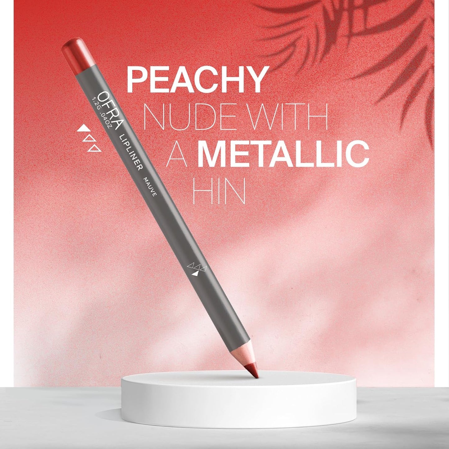 Ofra Lipliner Pencil - Mauve | High-Pigment Lipliner for Defining & Shaping Lips | Smooth, Precise Application | Long-Lasting Wear Lipliners | 0.04oz