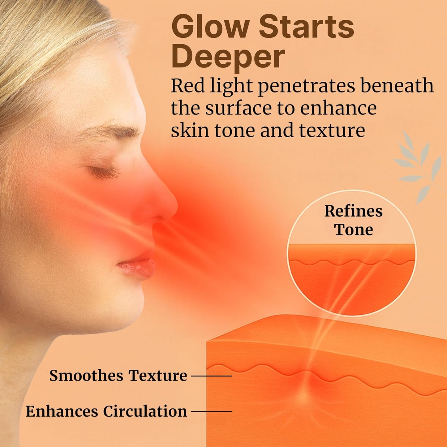 Red Light Mask for Face & Neck – Lightweight LED Face Mask 1.2 lbs with Eye Holes, Adjustable Straps, and Advanced LED Technology Red Light Face Mask