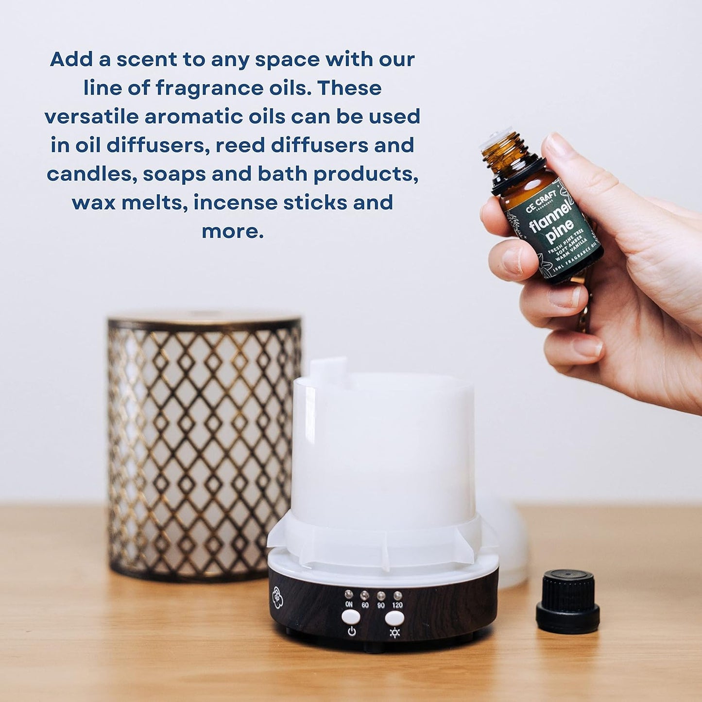 CANDECraftCo Premium Fragrance Oil – Diffuser Oils Fragrances Scented for Home, Candle Soap Making Supplies, Aromatherapy Blends for House (0.34 Fl Oz) (1-Pack, Berry Mimosa)