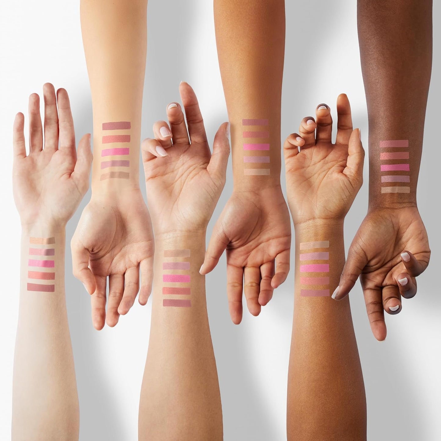 Revlon Super Lustrous The Gloss, 5 Piece Lipgloss Gift Set, Non-sticky High Shine Color in Cream & Pearl Finishes, Pack of 5, 0.75 Fl Oz