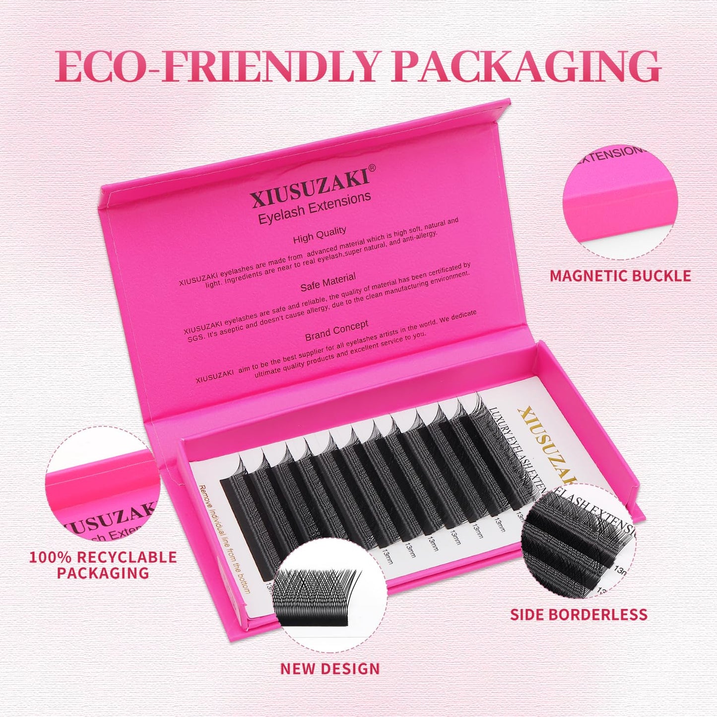 Lash Extensions YY Eyelash Extensions 0.07mm Thickness D Curl Lashes 8mm YY Lashes Soft Lash Trays Pestañas Pelo a Pelo Natural Matte black False Eyelashes Individual Lashes(YY-0.07-D,8mm)