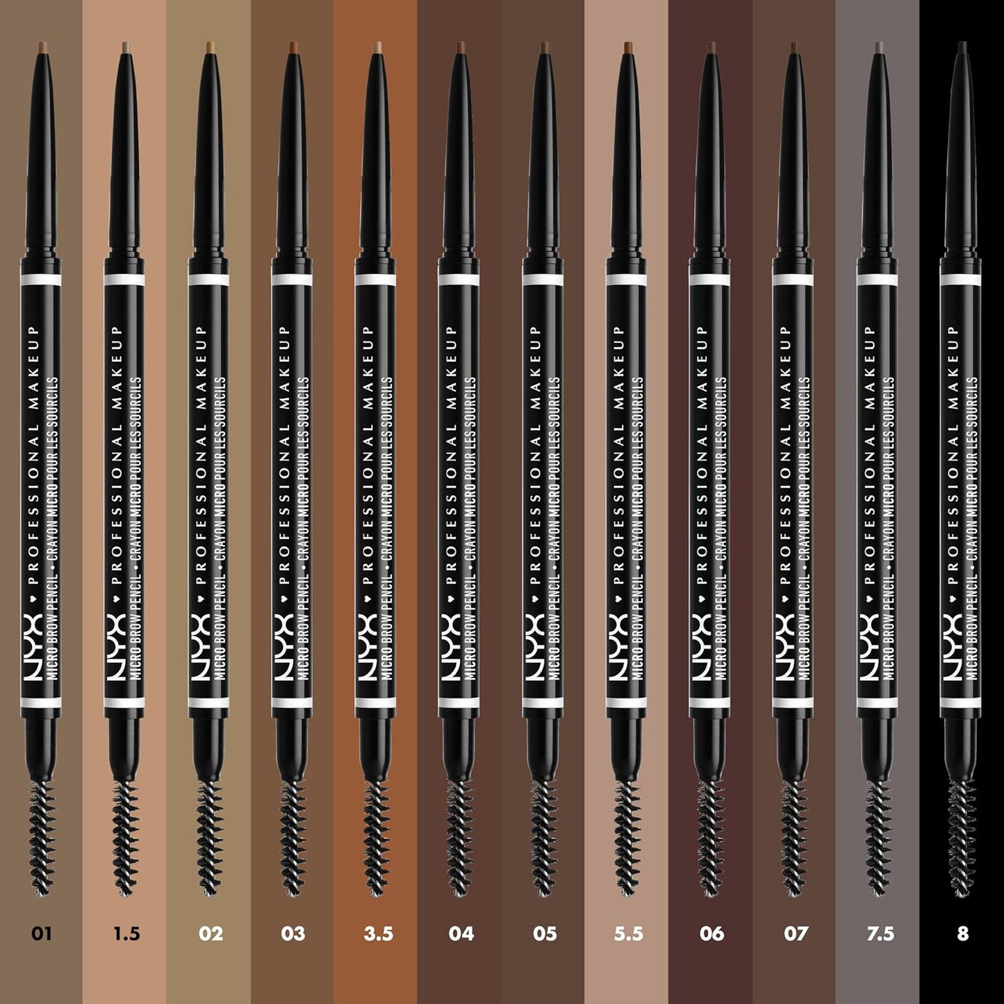 NYX PROFESSIONAL MAKEUP Micro Brow Pencil, Precise Tip, Waterproof, Vegan Eyebrow Pencil - Blonde