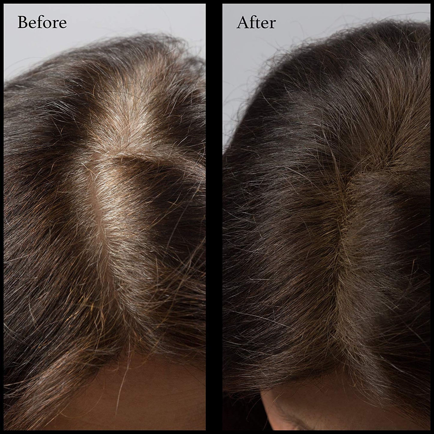 Root Touch Up Powder by NuBeauti - 11 Shades, Zero Fragrance, Talc or Parabens - Hairline and Cover Up Powder (Sample Size, Medium Brown)