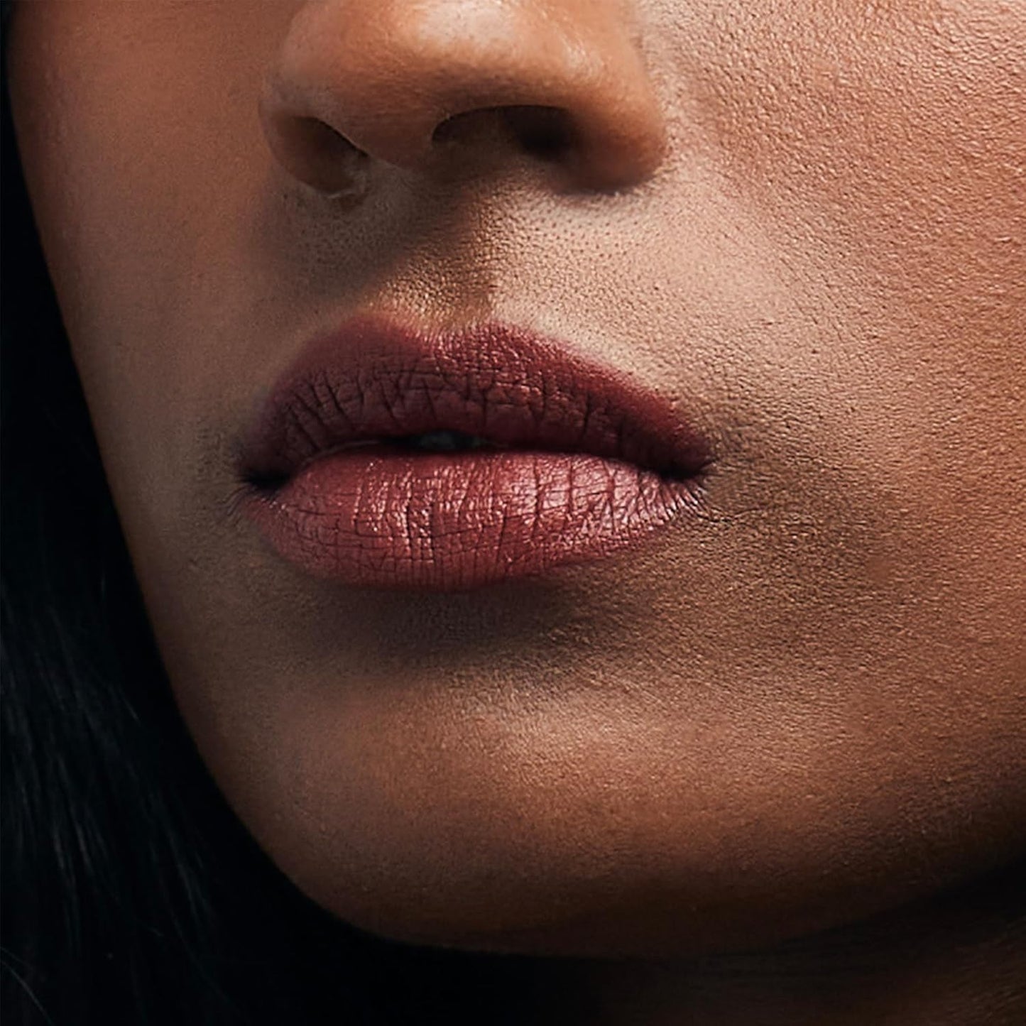 VASANTI Matte Crush Lipstick Pencil – Rosy Pout Medium Pink Brown – Soft, Velvety Matte Finish, Waterproof, Smooth Application – Natural, Vegan, Paraben-Free Lip Color