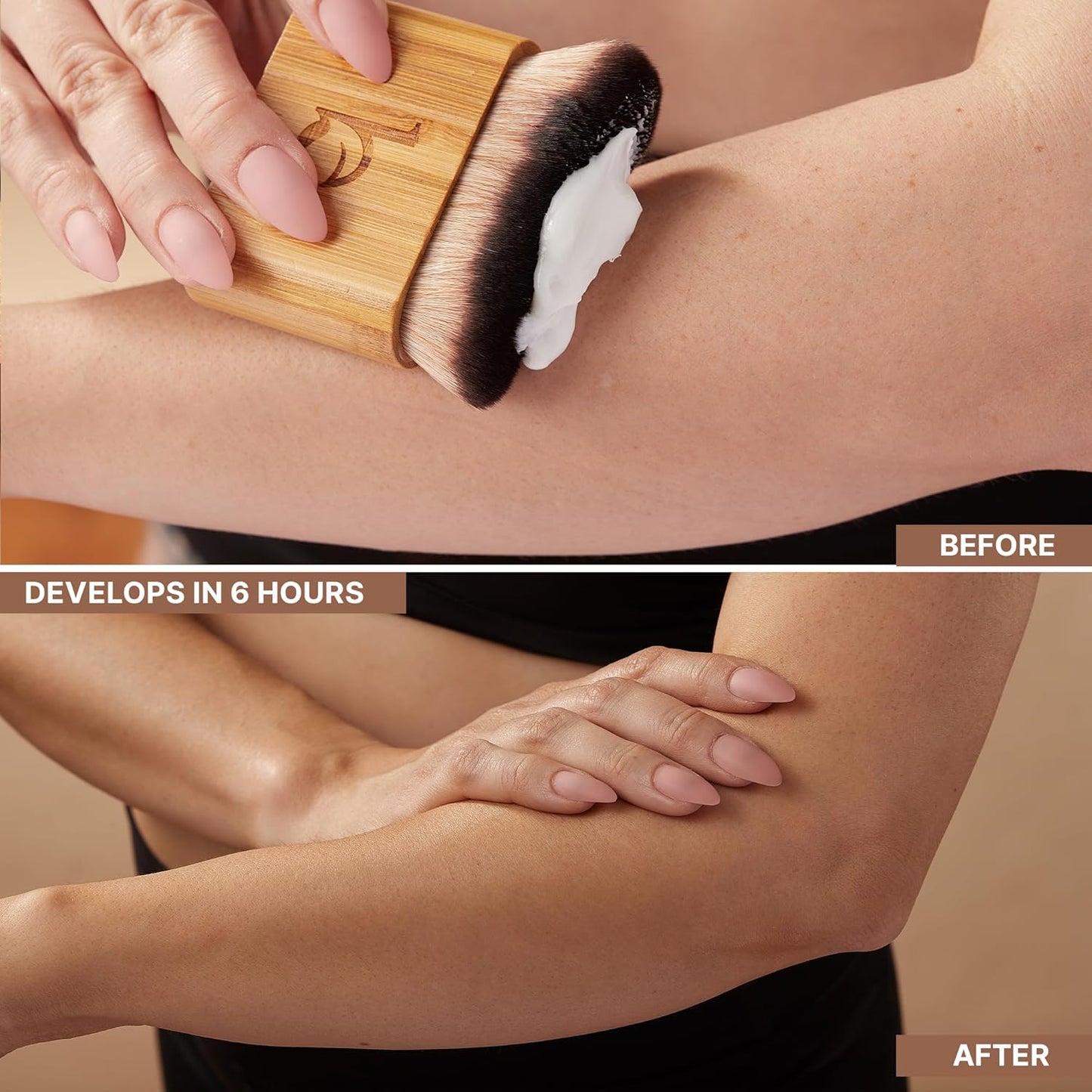 Tanning Lotion Self Tanner - USA Made with Natural and Organic Ingredients Non Toxic Sunless Browning Lotion, Best Gradual Tanner for Men and Women, Streak-Free Fake Tan, Fair to Medium