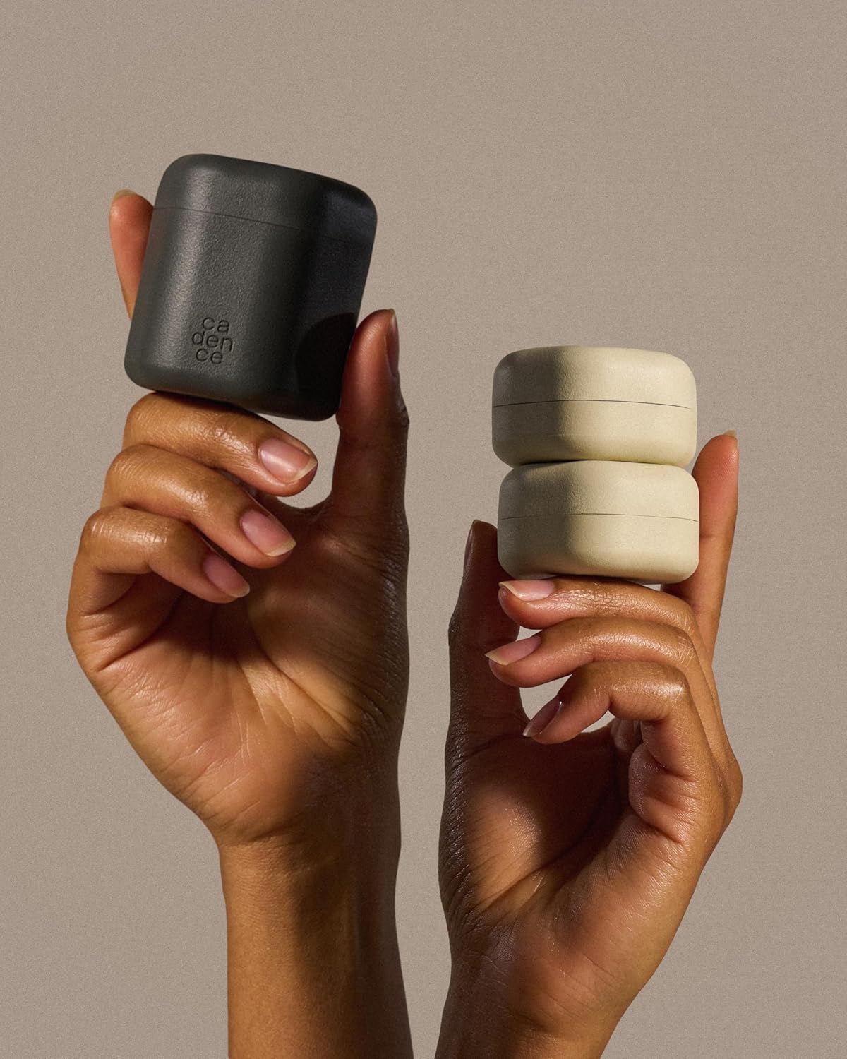 Cadence Travel Containers - Core Skincare Set - Magnetic Containers with Lids,2 Small (0.56oz) & 3 Medium (1.32oz) - Cleanser, Moisturizer, Serum, Makeup Remover & Sun Icon Labels - Petal