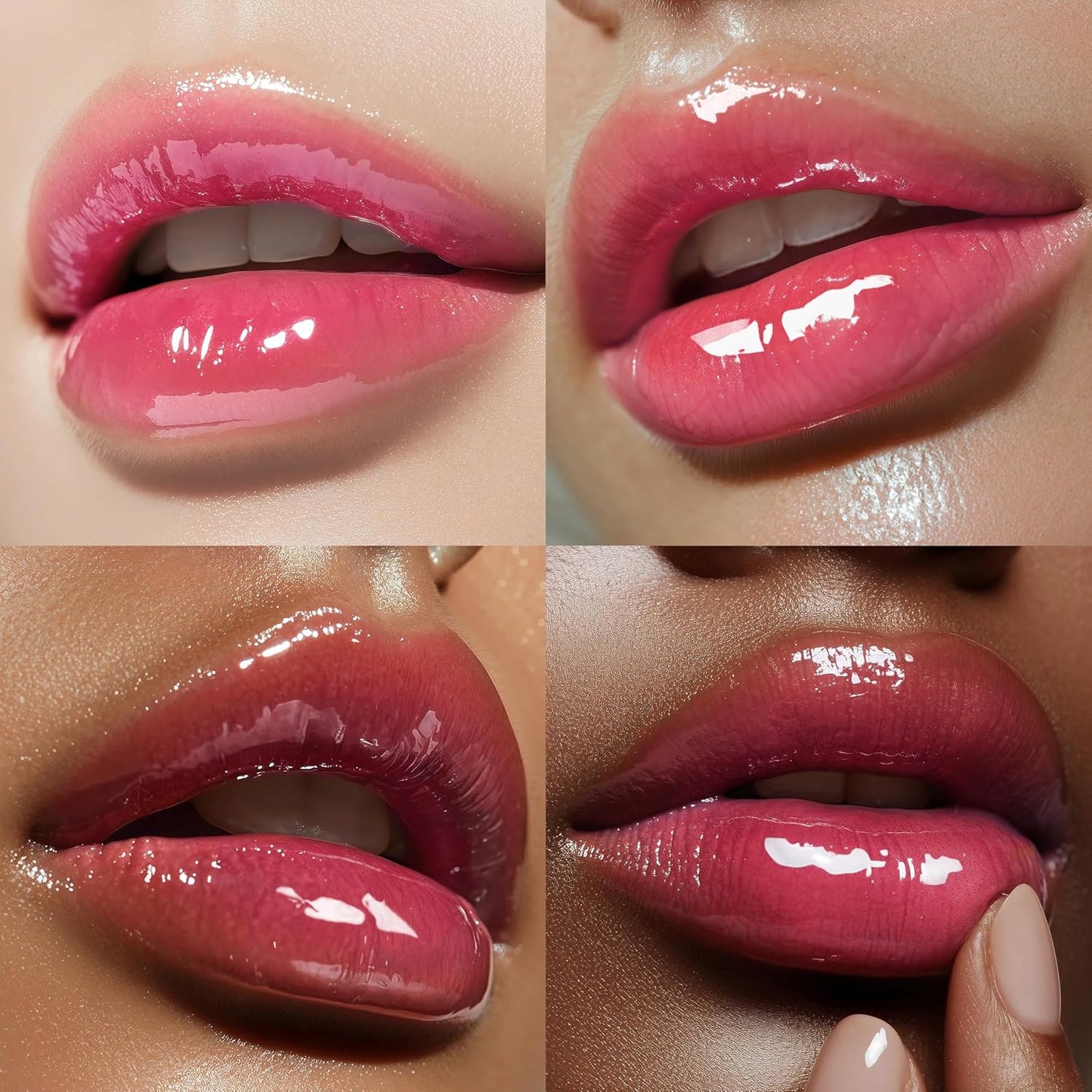 Espoir Couture Lip Tint Glaze #5 Rosa 0.14oz | Volumizing Lip Stain with Syrupy Shine | Long-Lasting & Vibrant Color for Radiant Lip Look | Moisturizing & Glossy Lip Tint | Korean Lip Makeup