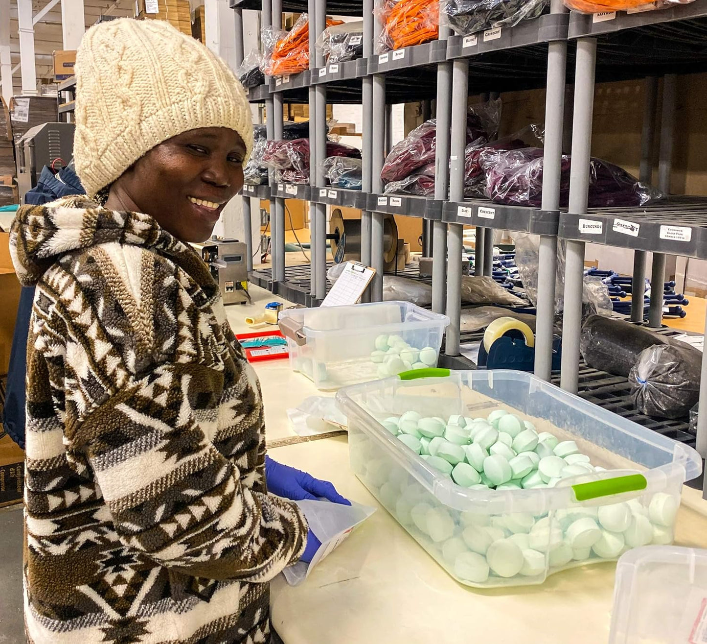 Shower Bomb Steamers | 7 Pack | Handmade in USA | Support Refugee Employment in USA (Peppermint-Vanilla)