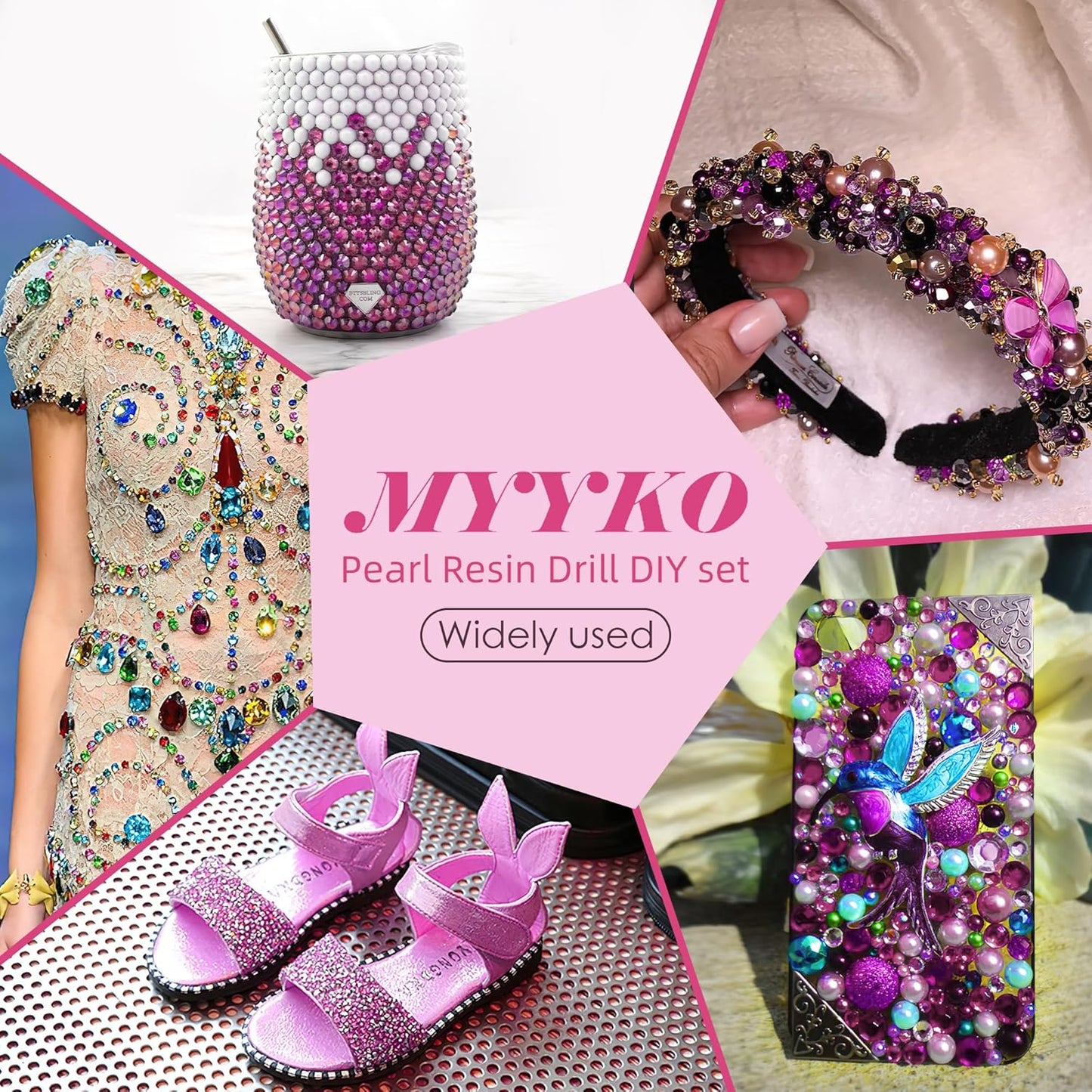 160g Pink Purple Flat Back Pearls Rhinestones for Crafts Mixed Size 3mm-10mm AB Color Round Half Pearls Flatback Pearl Beads and Resin Rhinestones Set for Face Art