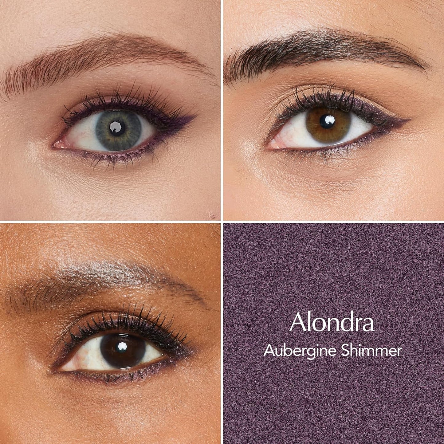 Thrive Causemetics Infinity Waterproof Eyeliner Pencil, Built In Sharpener & Smudge Tip, Long Lasting, Smudge Proof, Hyaluronic Acid & Shea Butter, Vegan & Cruelty Free, Alondra (Aubergine Shimmer)