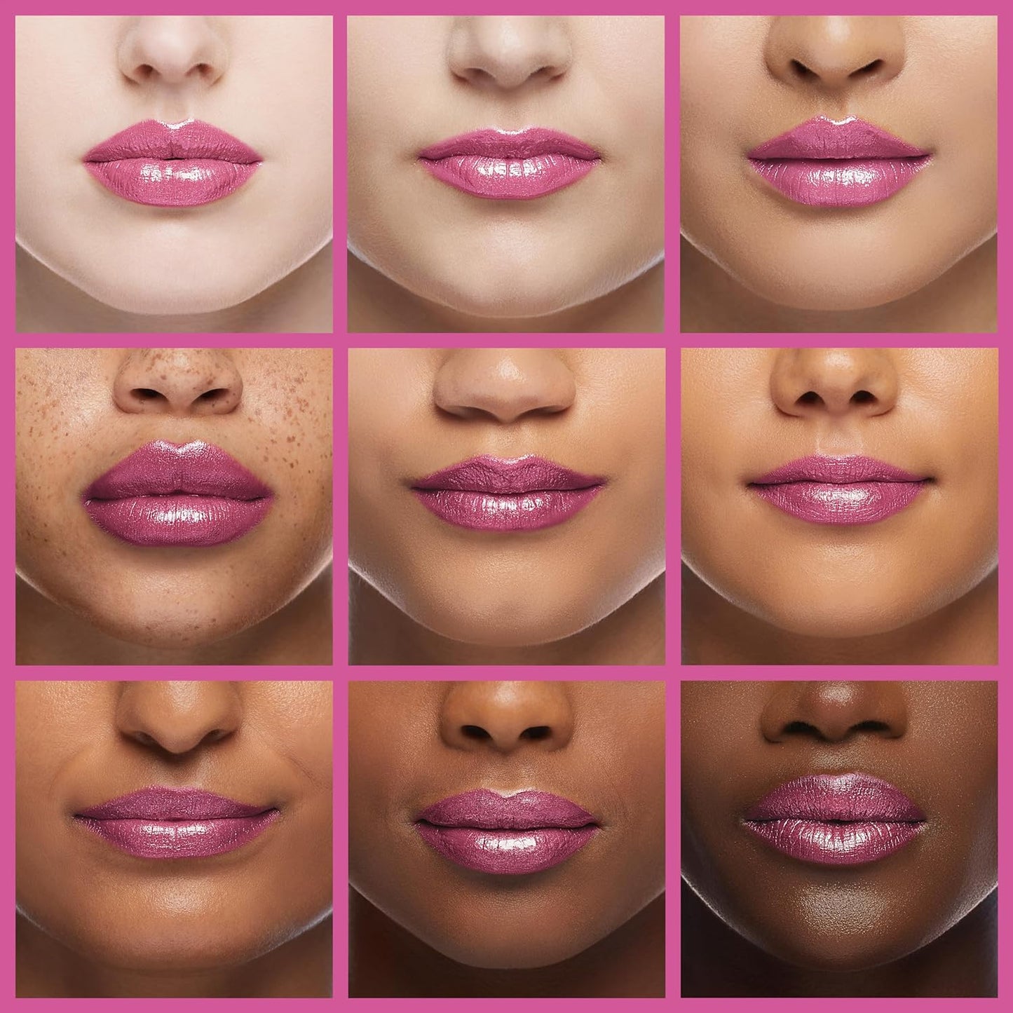 Oulac Pink Lipstick for Women with Metallic 3D Shine Lightweight Hydrating Formula, High Impact Lip Color, Full Coverage Lip Makeup, Christmas Gifts for Women, Velocity(15)