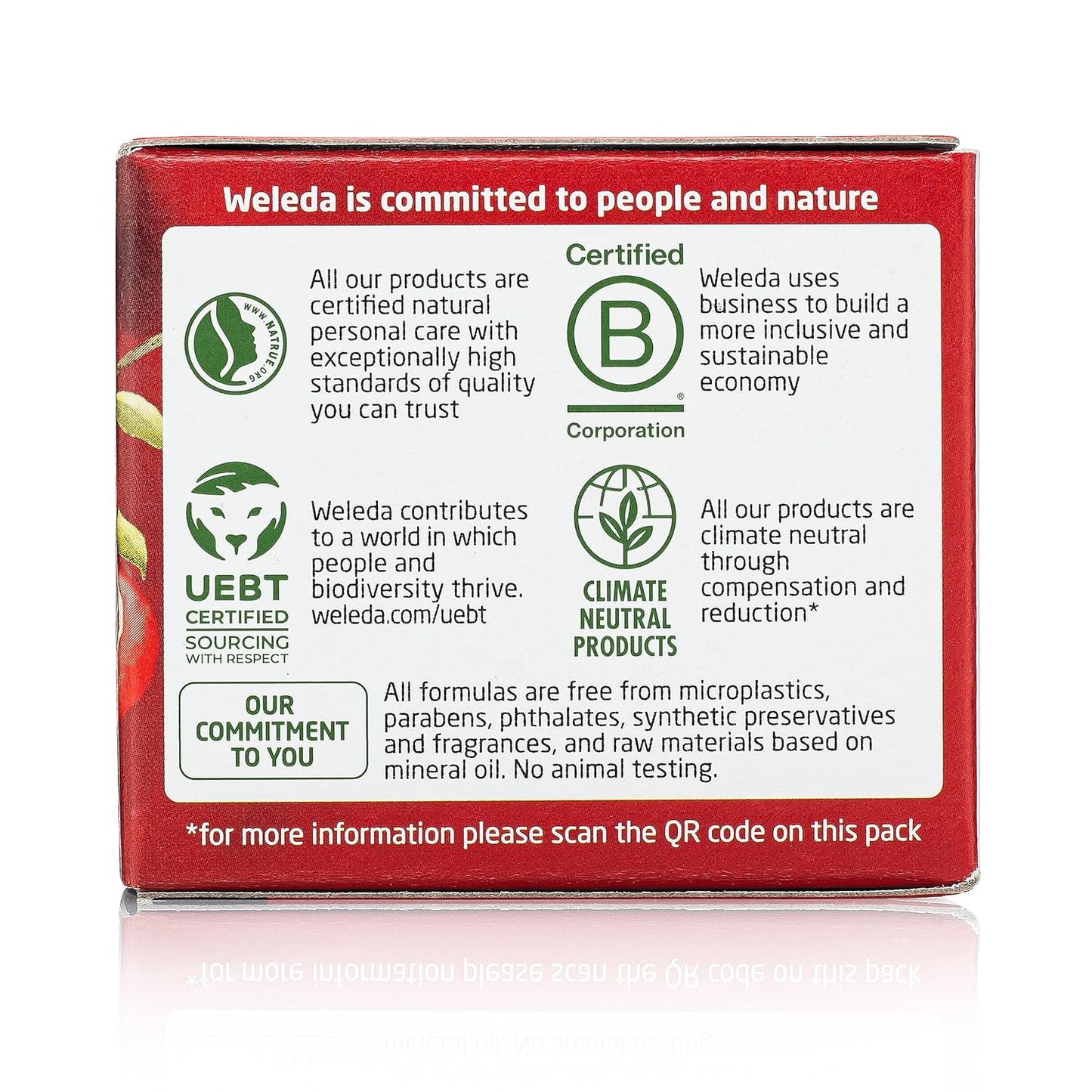 Weleda Face Care Plumping Day Cream, 1.3 Fluid Ounce, Plant Rich Moisturizer with Pomegranate and Maca Root Peptides