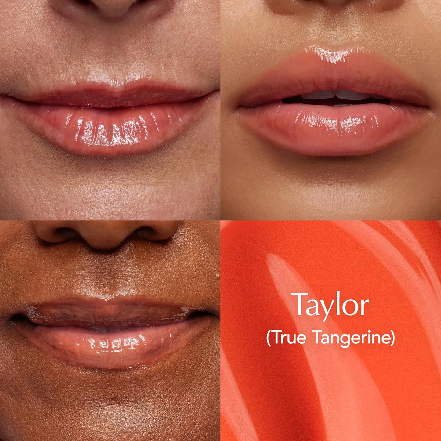 Thrive Causemetics Sheer Strength Lip Plumping Peptide Gloss, Lip Plumper with Vitamin E, Peptides, Plumps, Smooths & Hydrates Lips, High Shine, Vegan & Cruelty Free, Taylor (True Tangerine)