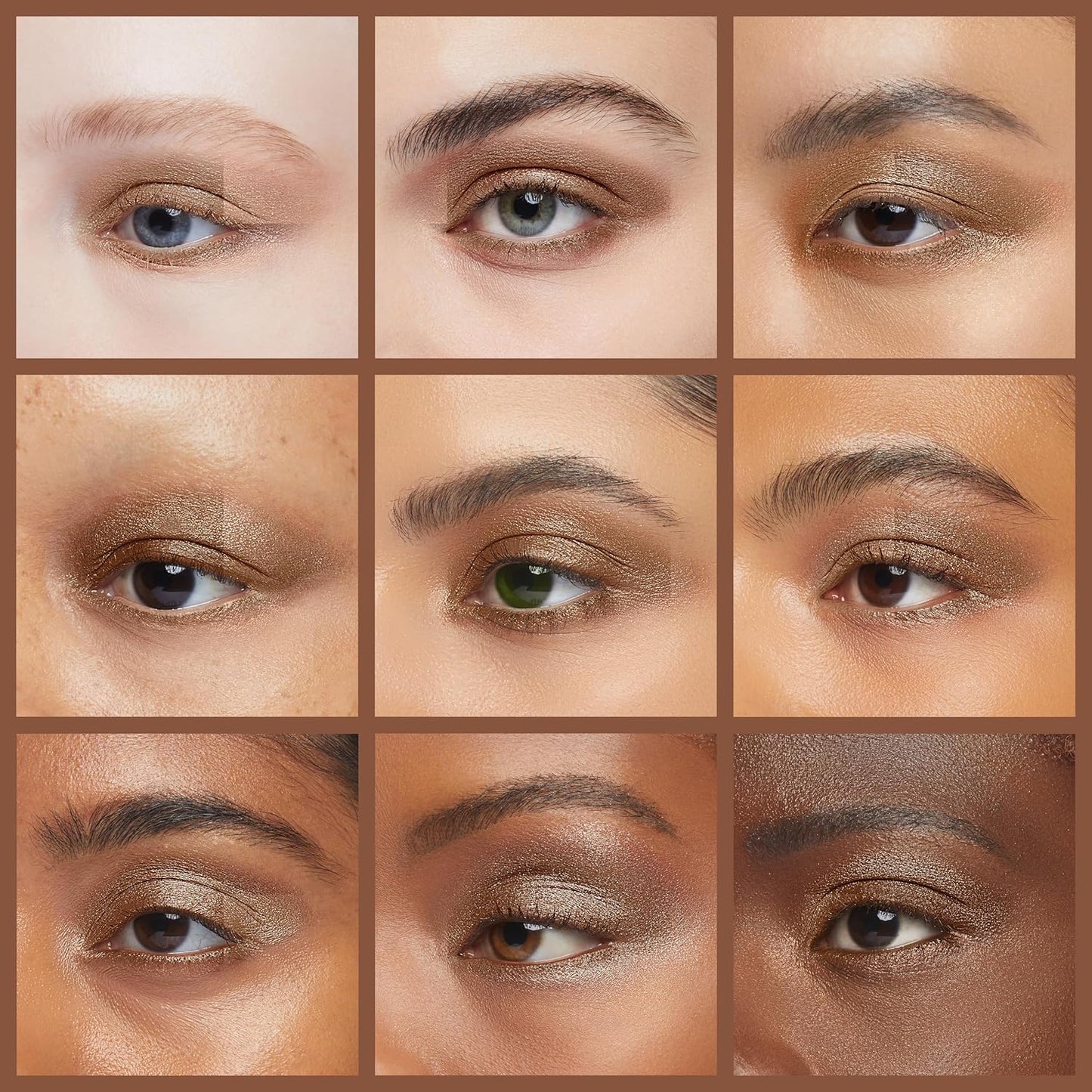 Copper Glaze Light Bronze Dark Pink Shimmering Pressed Powder Single Vegan Eyeshadow; Talc, Paraben & Cruelty Free